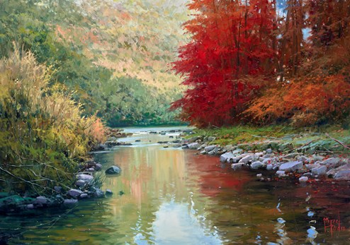 Trati Magico by Miguel Peidro - Original Painting on Stretched Canvas